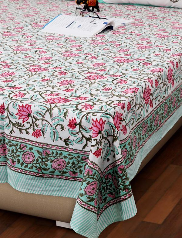 Block Print Bedsheet - 10