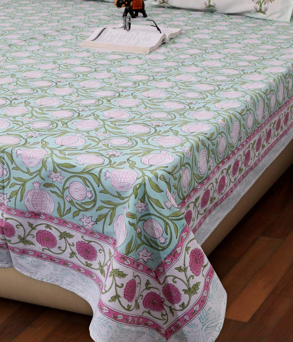 Block Print Bedsheet - 11