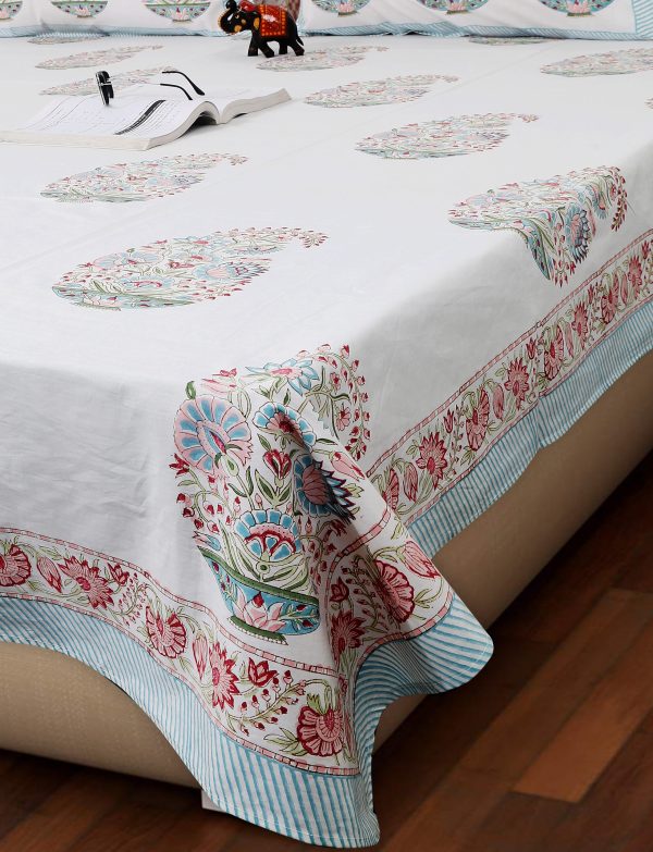 Block Print Bedsheet - 13