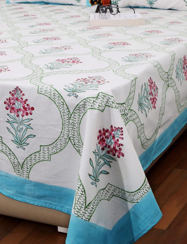 Block Print Bedsheet - 17