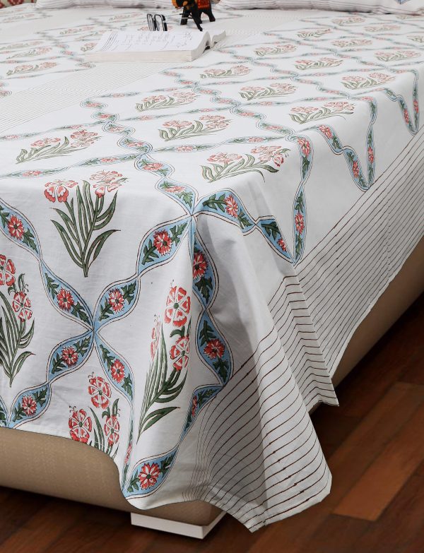 Block Print Bedsheet - 19